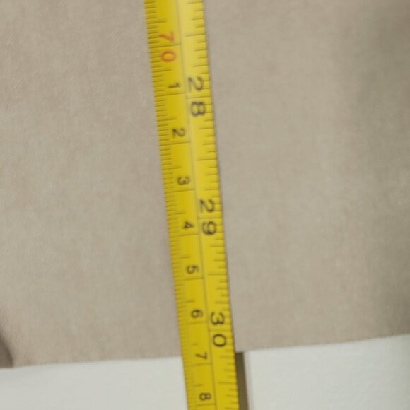 Reitmans Women's Khaki High Waist Cotton Blend Leg Stretch Capri Pants Size 11 - Picture 10 of 13